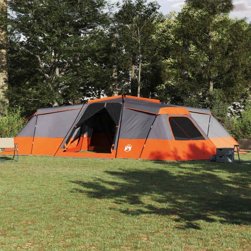 Familienzelt mit Dach mit Speicher Grün 833 x 585 x 216 cm Taft