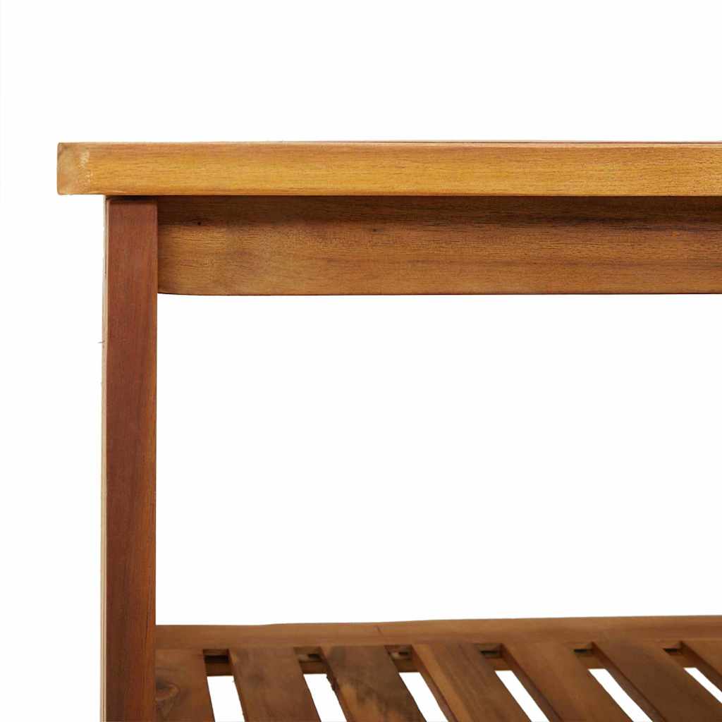vidaXL Garten-Schrank mit Regal Natur 75 x 35 x 70cm Massivholz Akazie