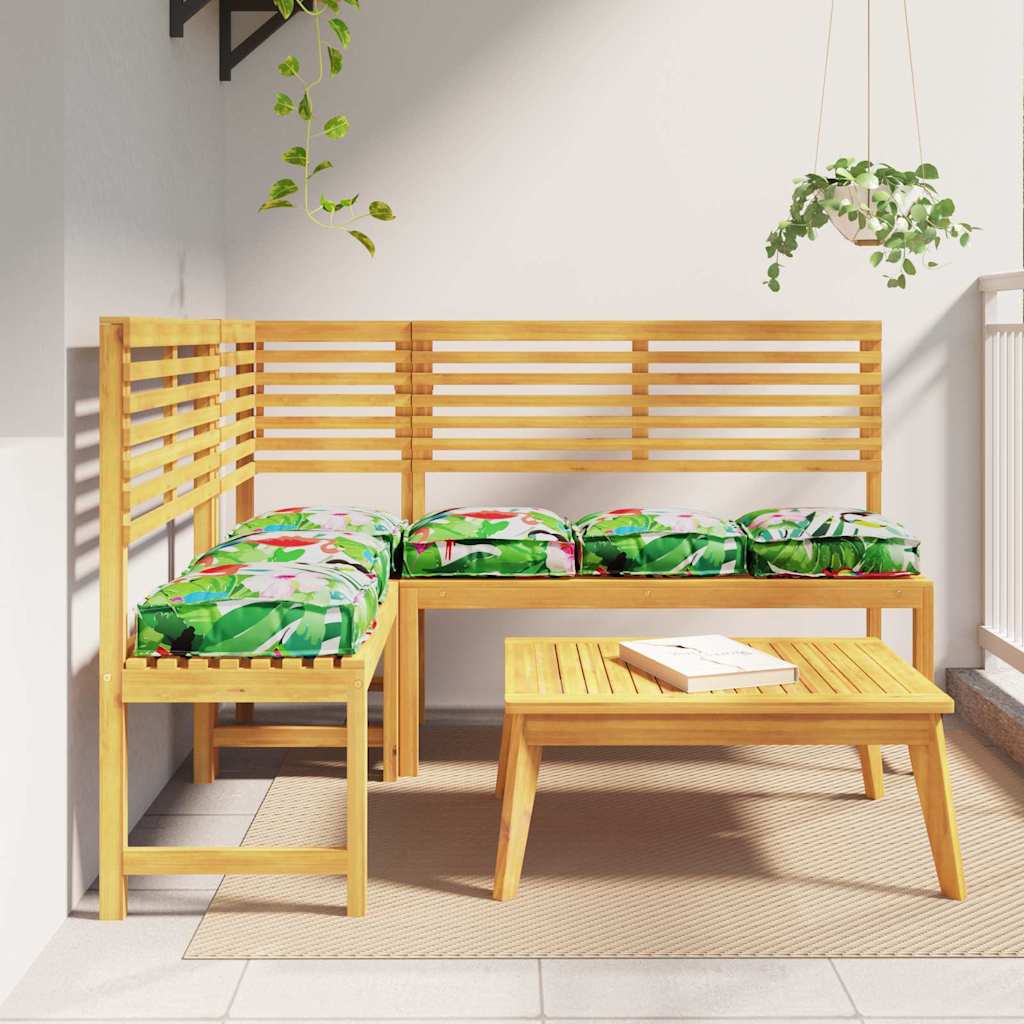 vidaXL Kissen 2 pcs Anthrazit 40 x 40 x 8 cm Oxford-Stoff