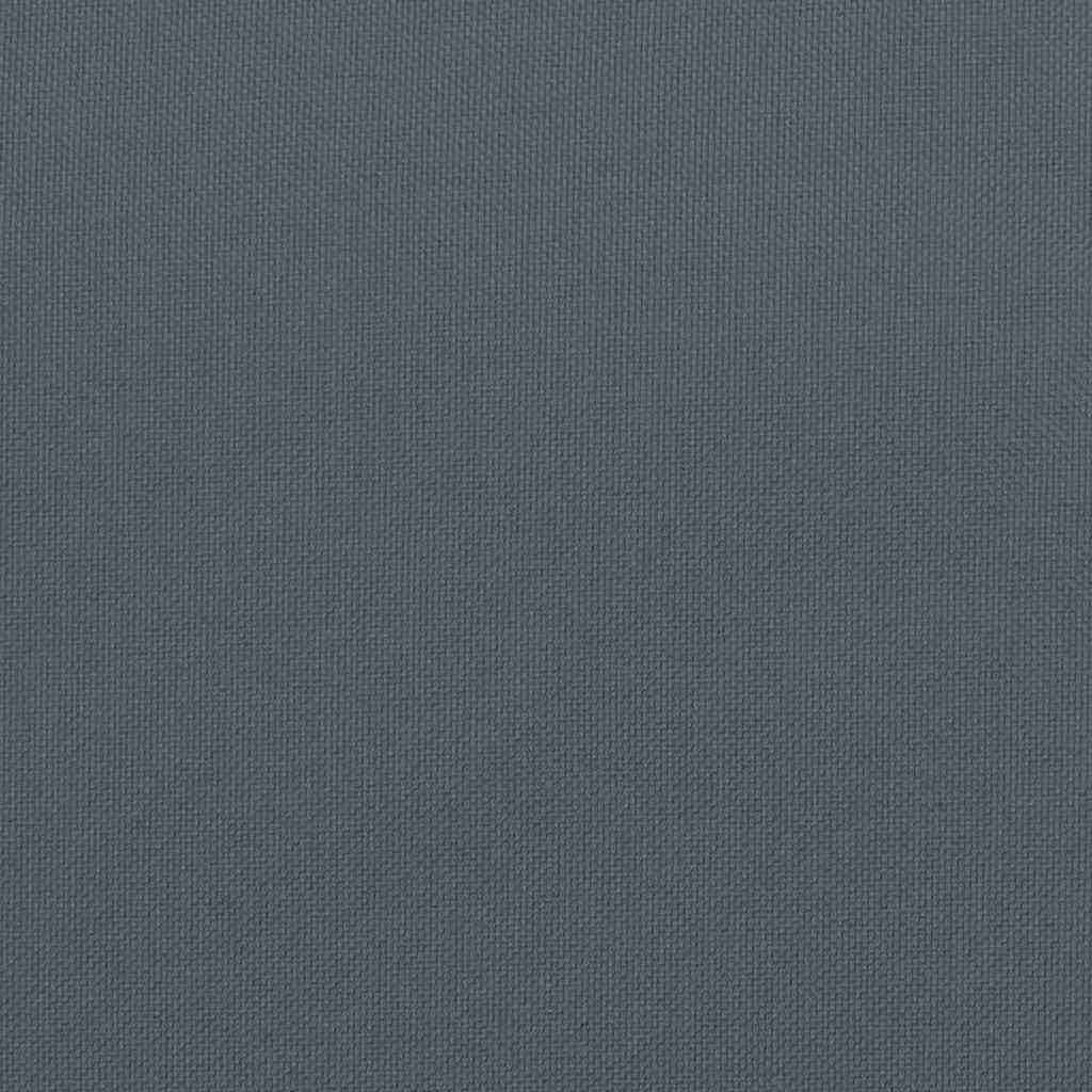 vidaXL Palettenkissen Anthrazit 200 x 40 x 8 cm Oxford-Stoff