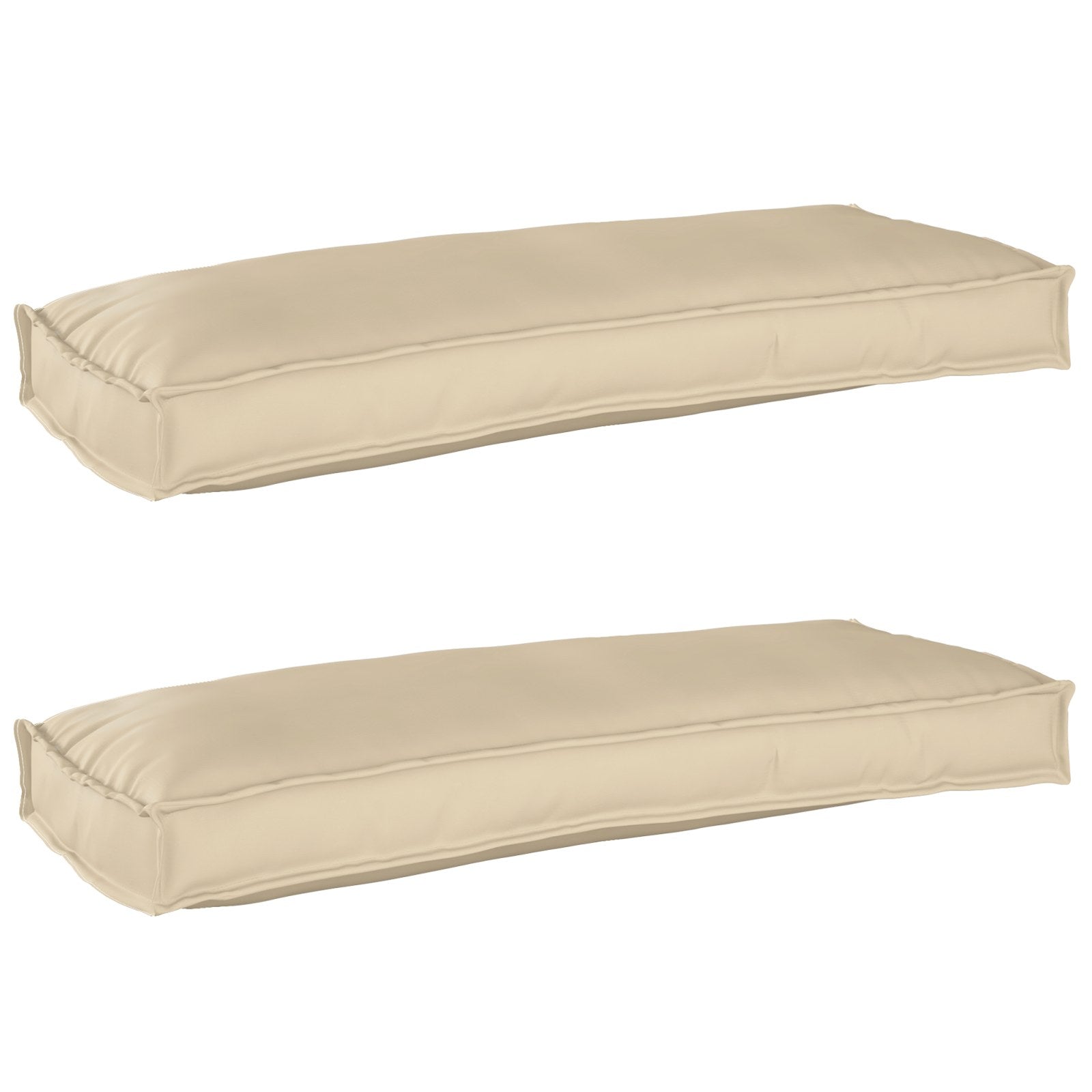 vidaXL Palettenkissenset 2 pcs Anthrazit 100 x 40 x 8 cm Oxford-Stoff