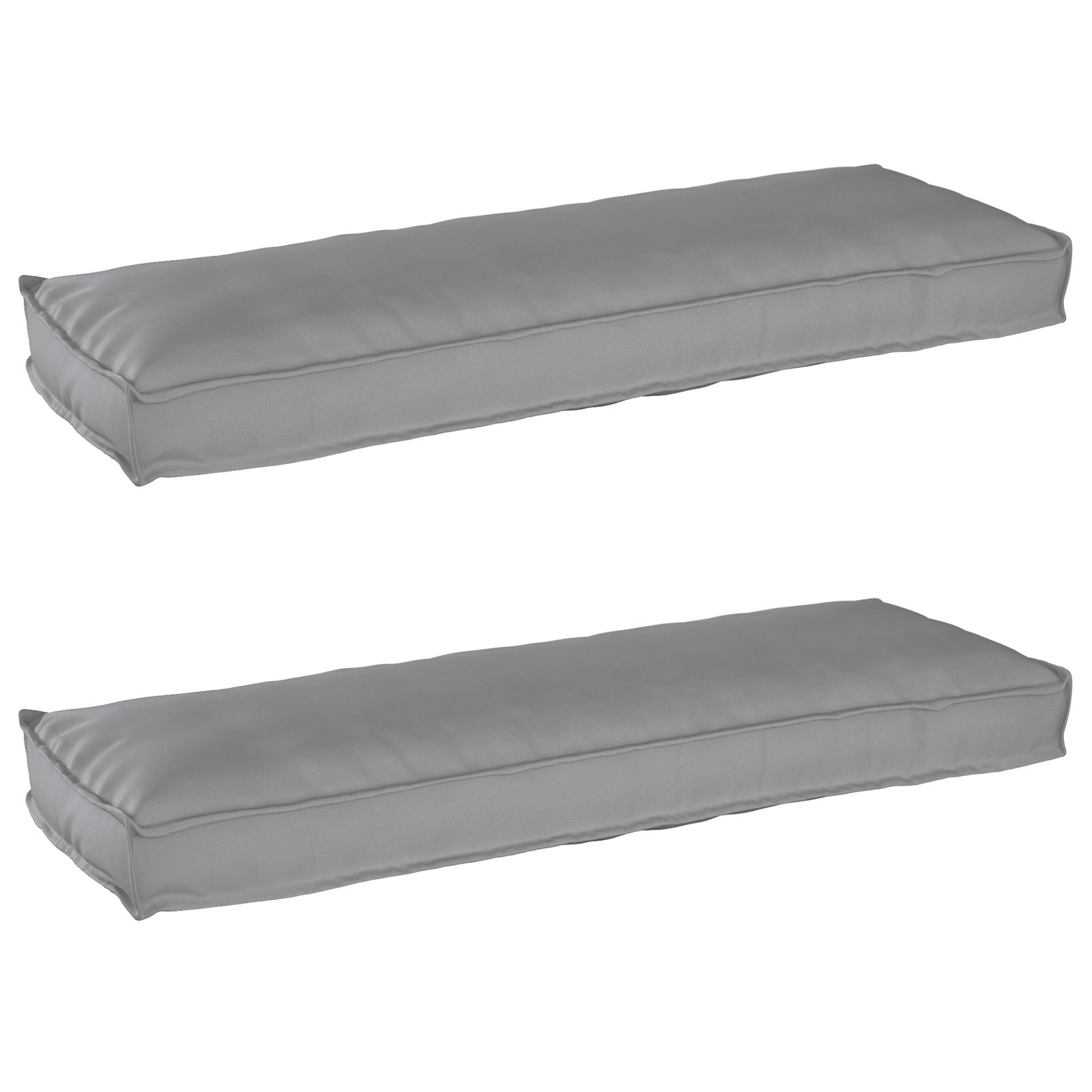 vidaXL Palettenkissenset 2 pcs Anthrazit 120 x 40 x 8 cm Oxford-Stoff