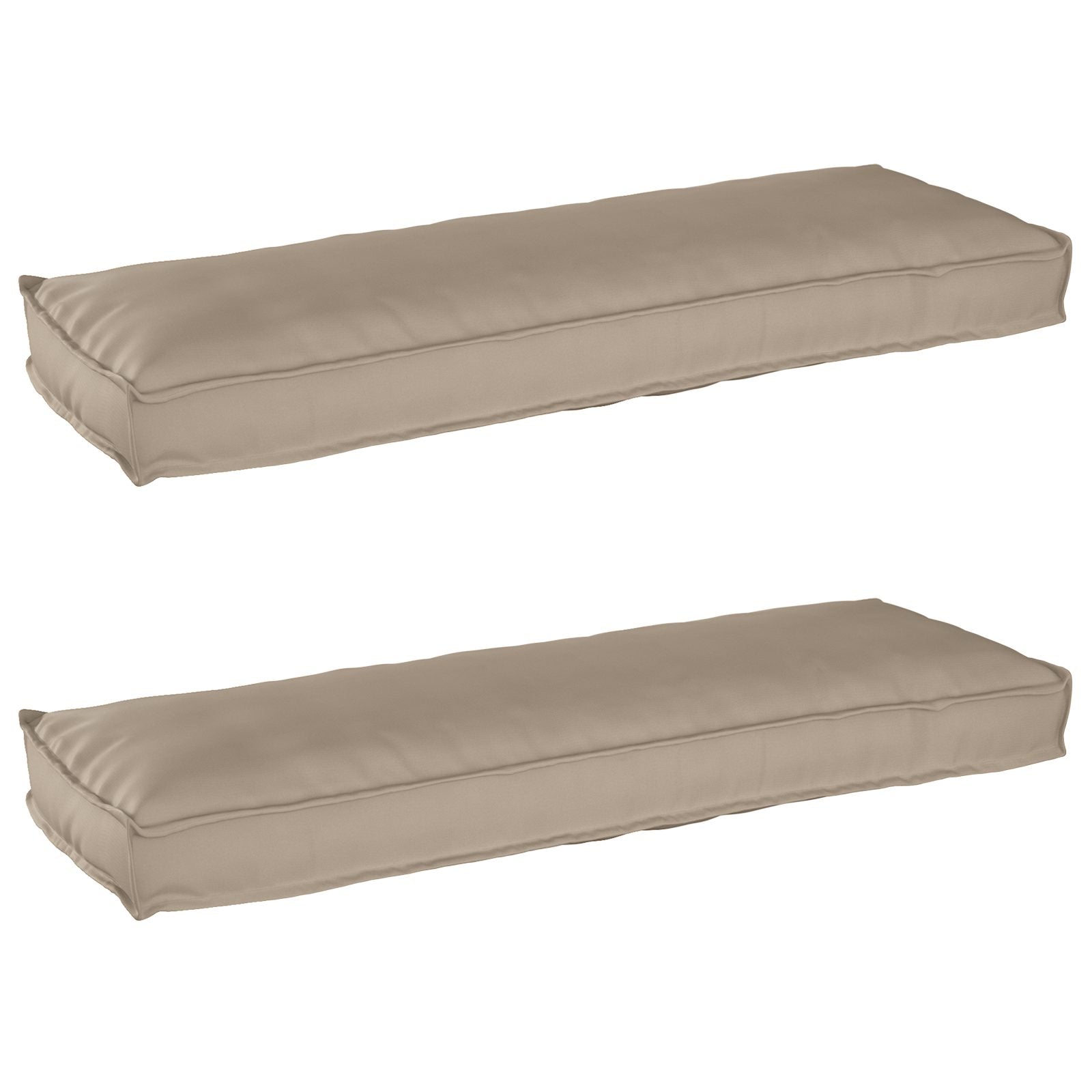 vidaXL Palettenkissenset 2 pcs Anthrazit 120 x 40 x 8 cm Oxford-Stoff