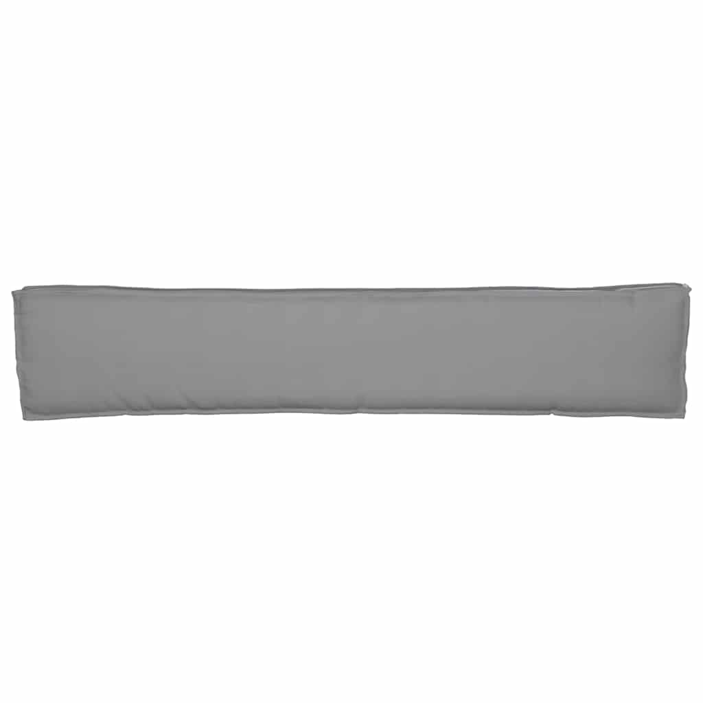 vidaXL Palettenkissenset 2 pcs Grau 200 x 40 x 8 cm Oxford-Gewebe