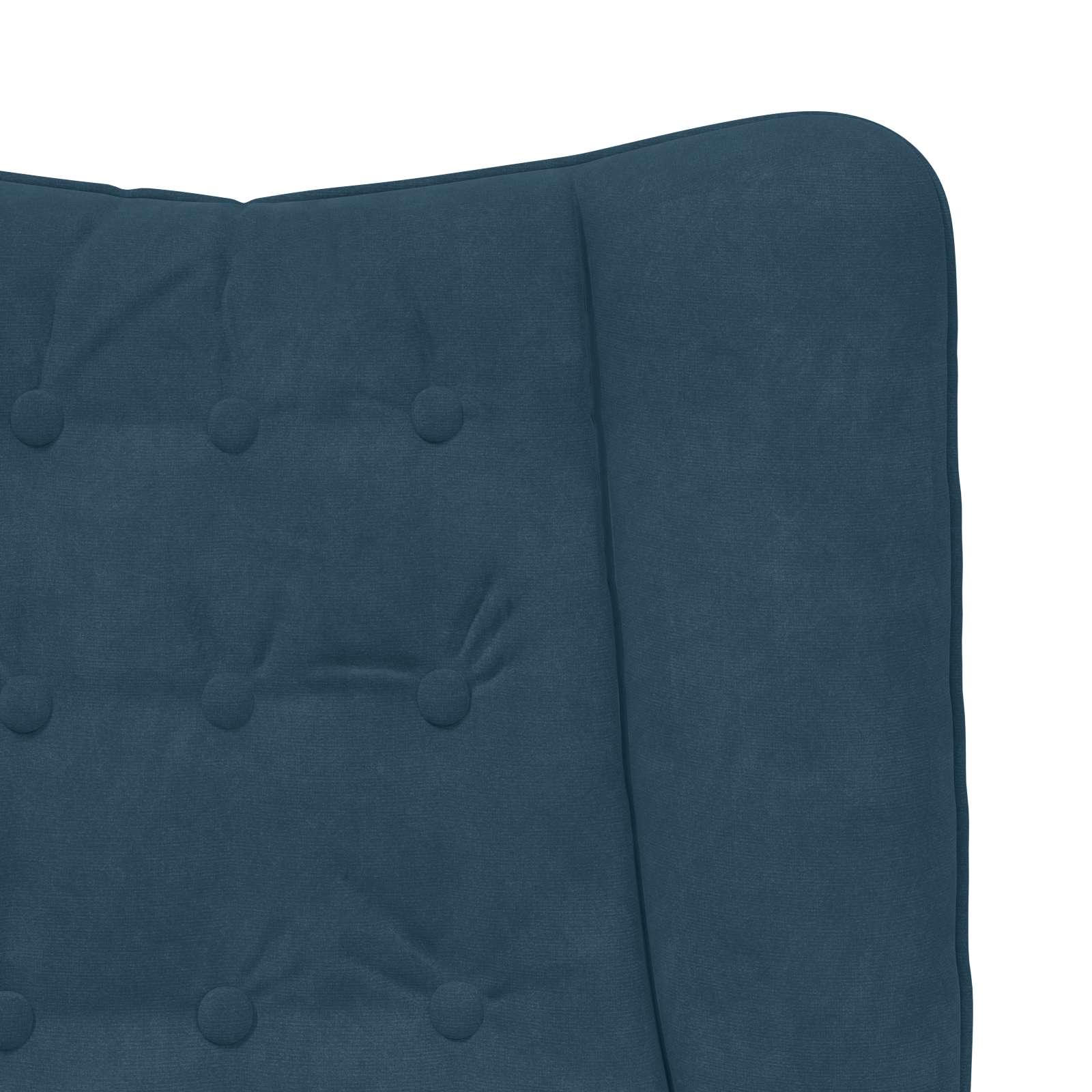 vidaXL Sessel Blau 63 x 67 x 94 cm Samt