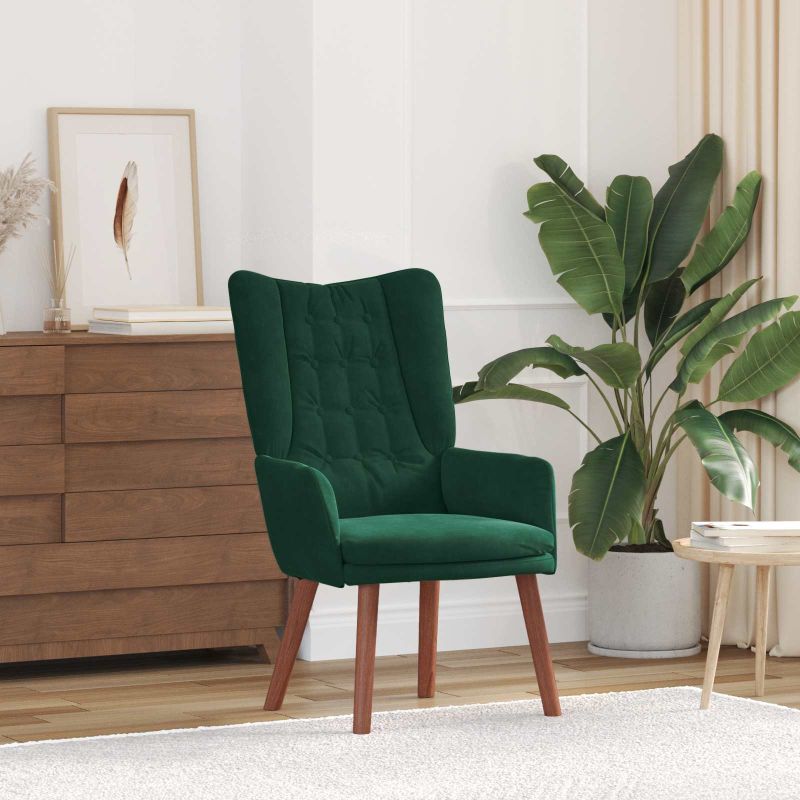 vidaXL Sessel Blau 63 x 67 x 94 cm Samt