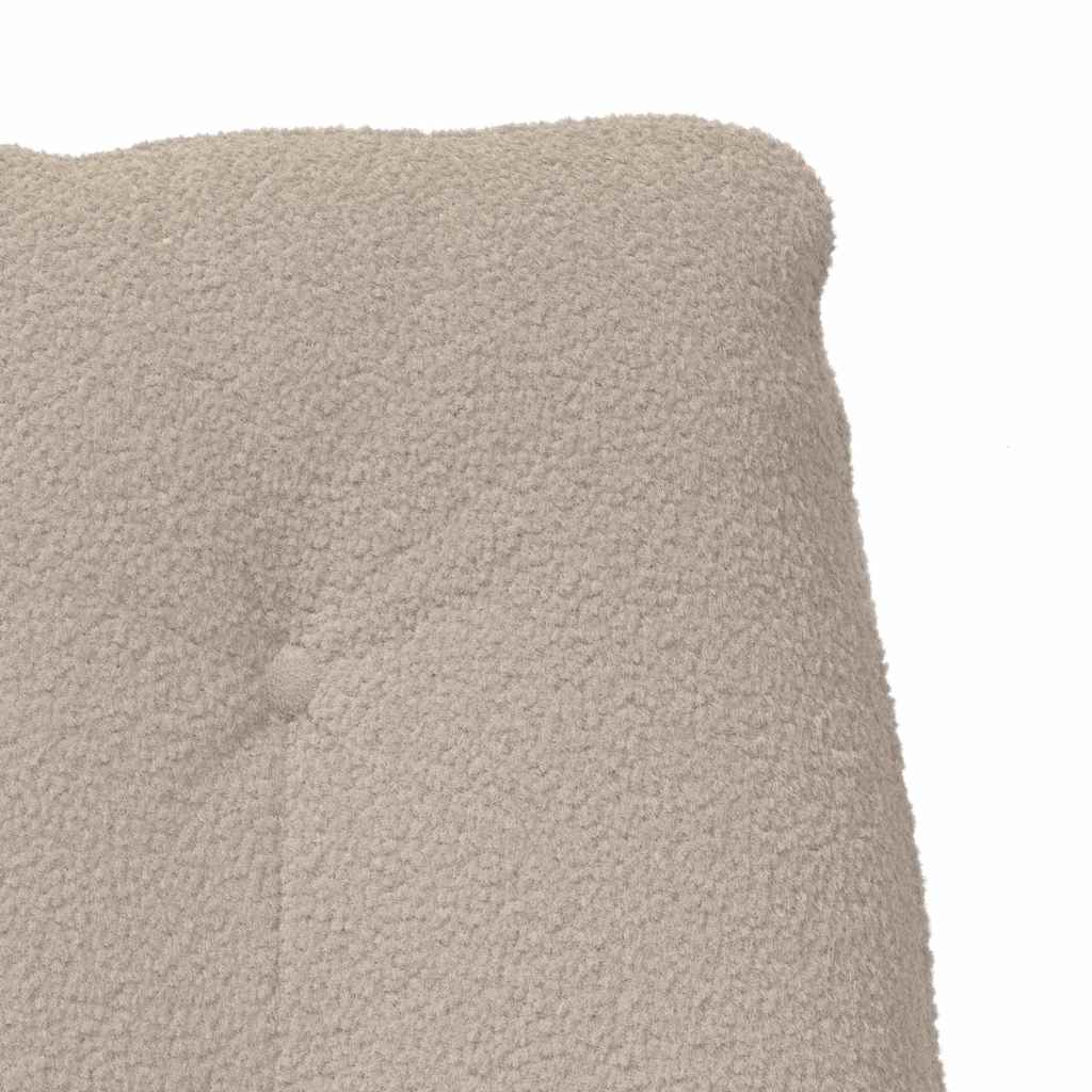 vidaXL Sessel Hellgrau 69 x 74 x 93 cm Sherpa-Stoff