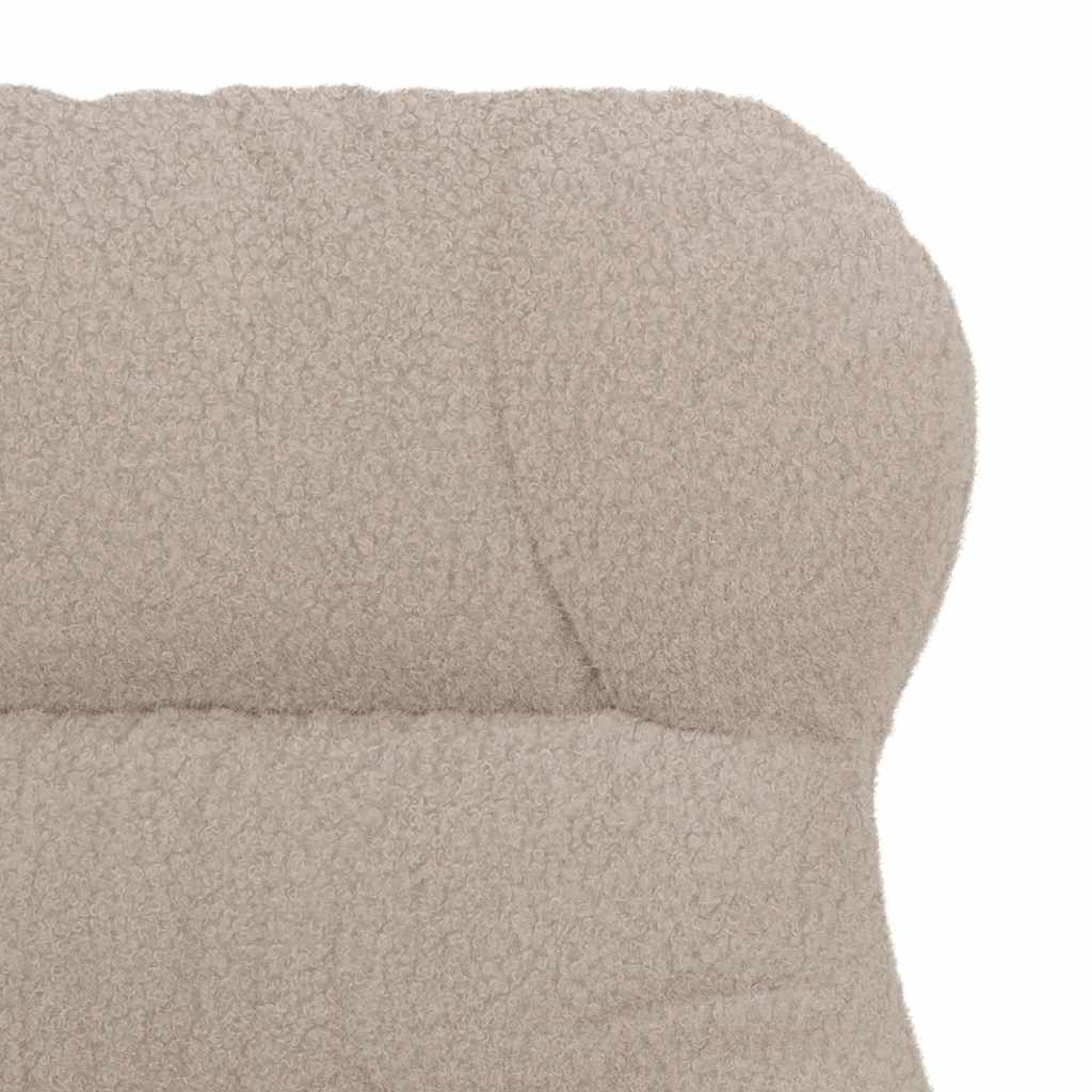 vidaXL Sessel Hellgrau 69 x 74 x 93 cm Sherpa-Stoff