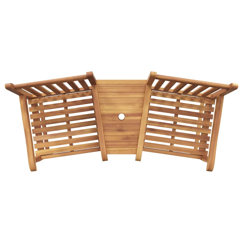 vidaXL Stuhl Braun 152 x 63 x 89 cm Massivholz Teak