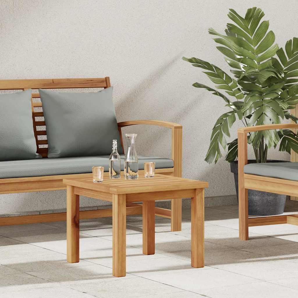 vidaXL Couchtisch Braun 45 x 45 x 36 cm Massivholz Teak