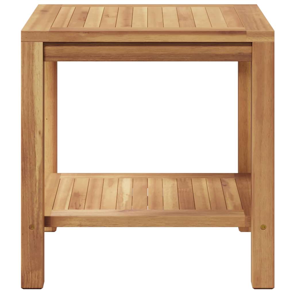 vidaXL Couchtisch Braun 45 x 45 x 45 cm Teak-Massivholz