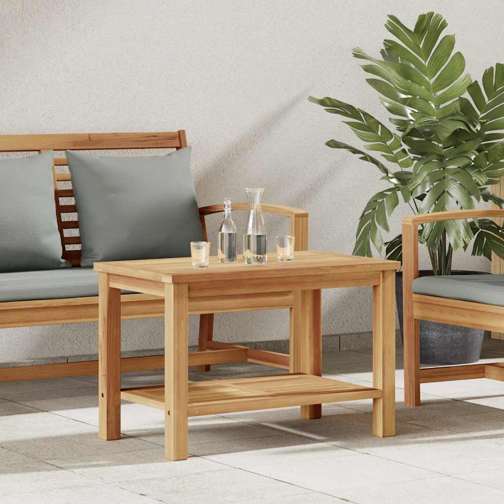vidaXL Couchtisch Braun 45 x 45 x 45 cm Teak-Massivholz