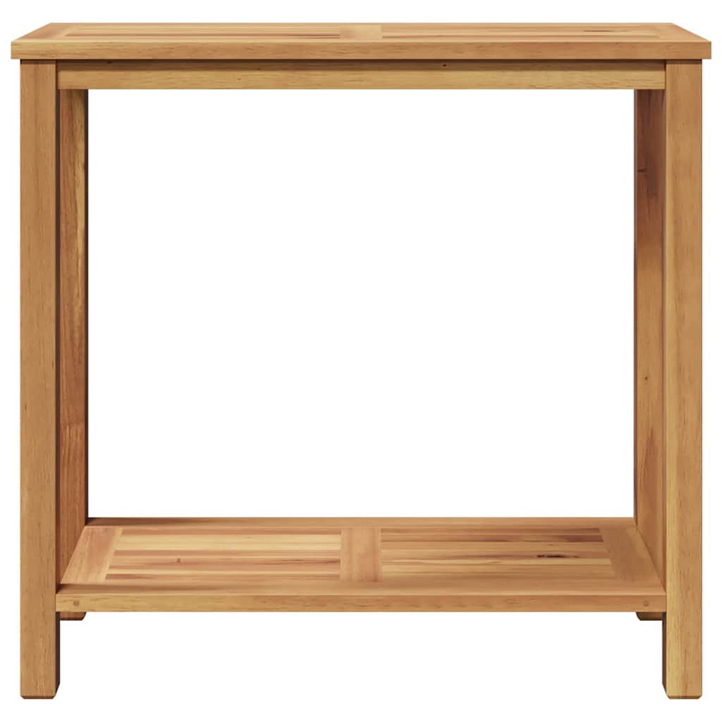vidaXL Konsolentisch Braun 85 x 35 x 75 cm Massivholz Teak