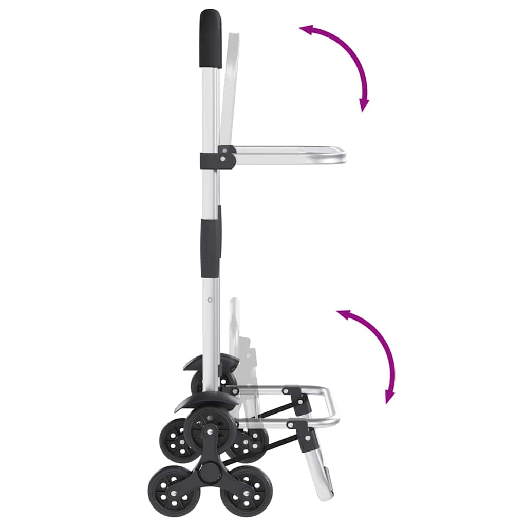 vidaXL Einkaufswagen Schwarz 47 x 39 x 100,5 cm Oxford-stoff