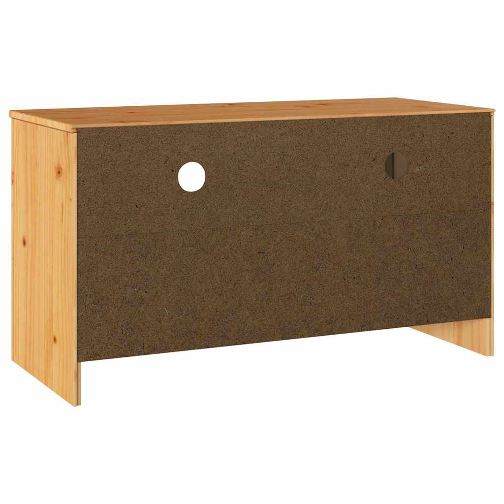 vidaXL TV-Schrank Drammen Eiche 99 x 43 x 55 cm Massivholz Kiefer