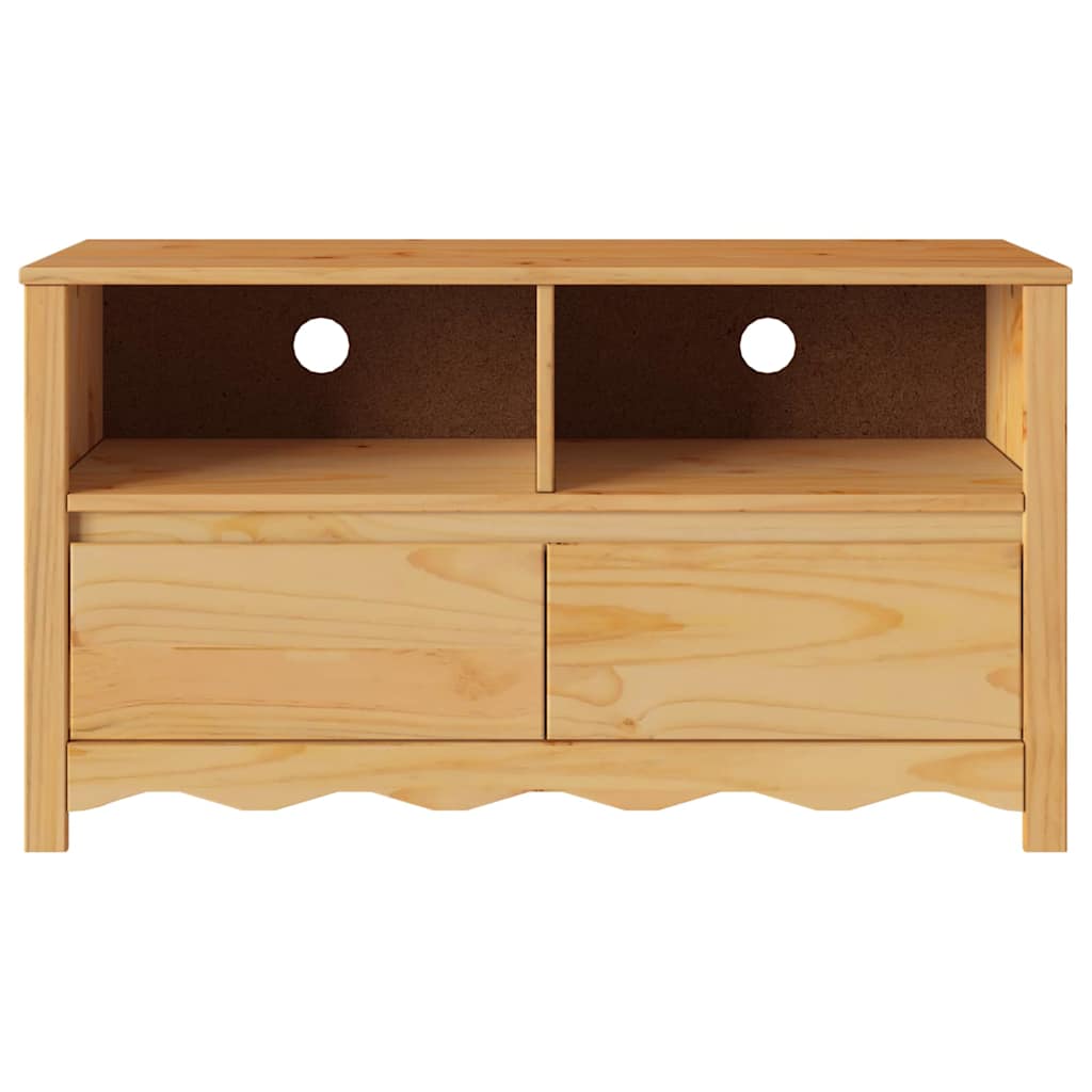 vidaXL TV-Schrank Drammen Eiche 99 x 43 x 55 cm Massivholz Kiefer