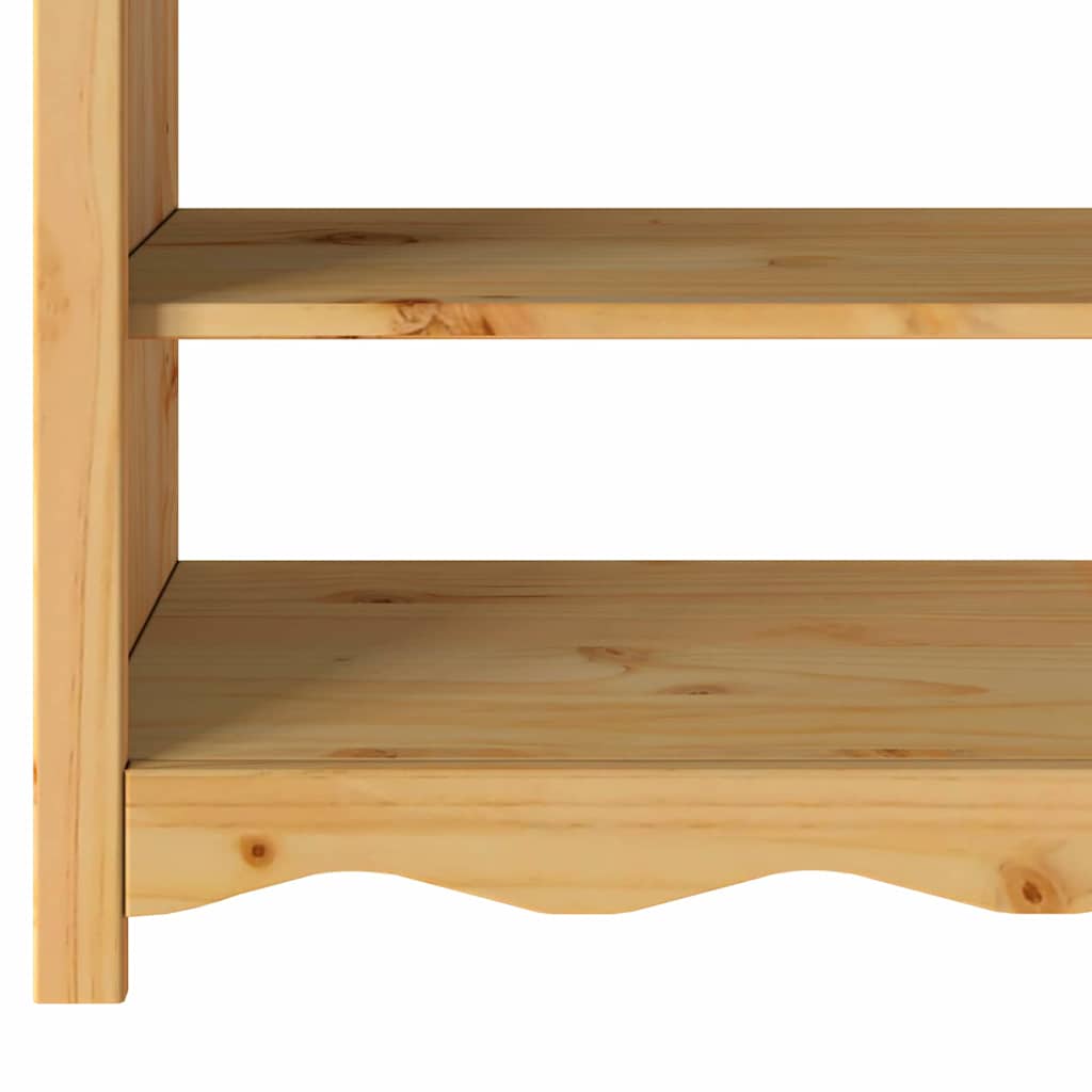 vidaXL Konsolentisch mit Schubladen Drammen Eiche 89,5 x 37 x 73 cm