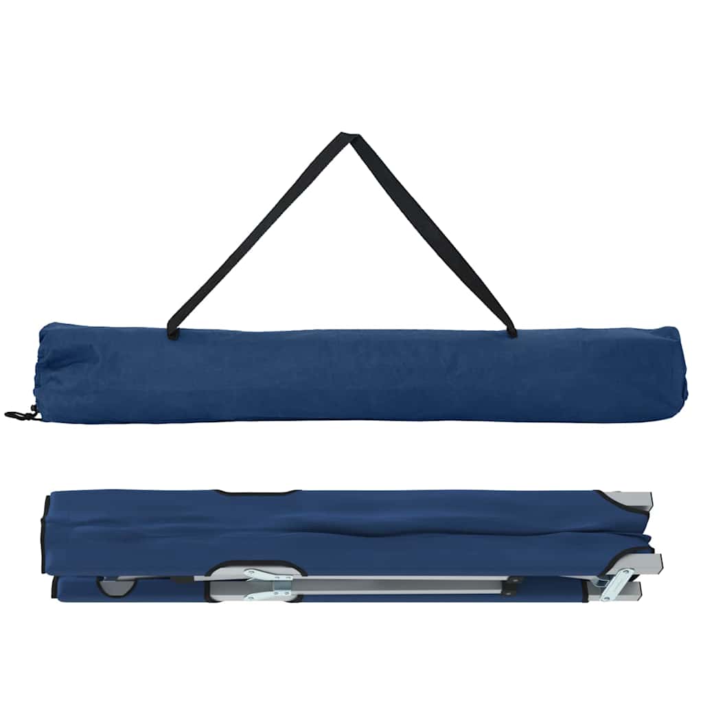 vidaXL Klapp Schlafbett fürs Camping Blau 194 x 62,5 x 42,5 cm