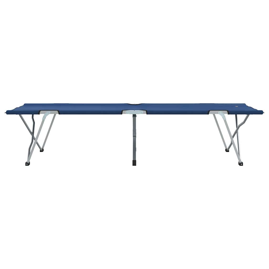 vidaXL Klapp Schlafbett fürs Camping Blau 194 x 62,5 x 42,5 cm