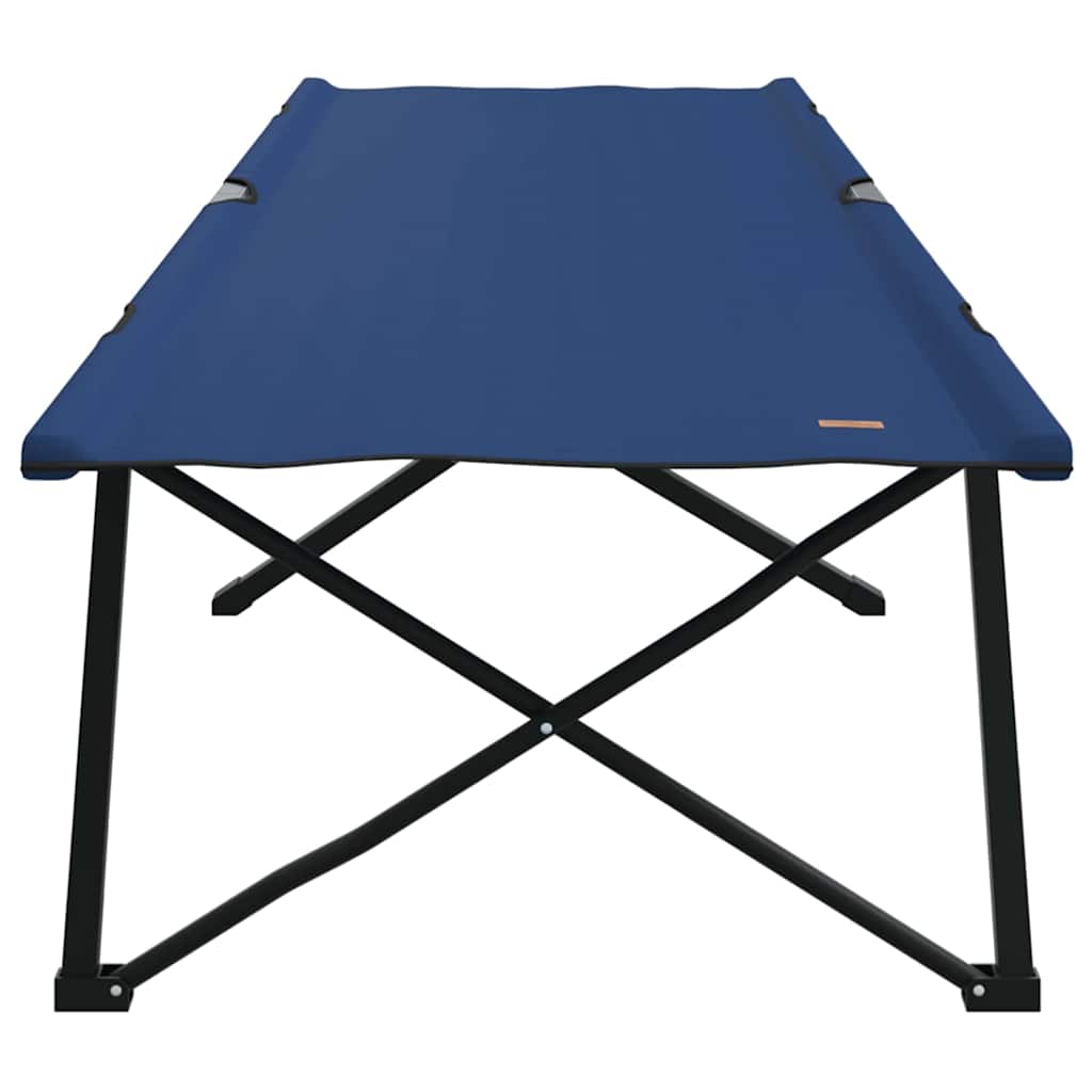 vidaXL Klapp Schlafbett fürs Camping Blau 206 x 76 x 74 cm
