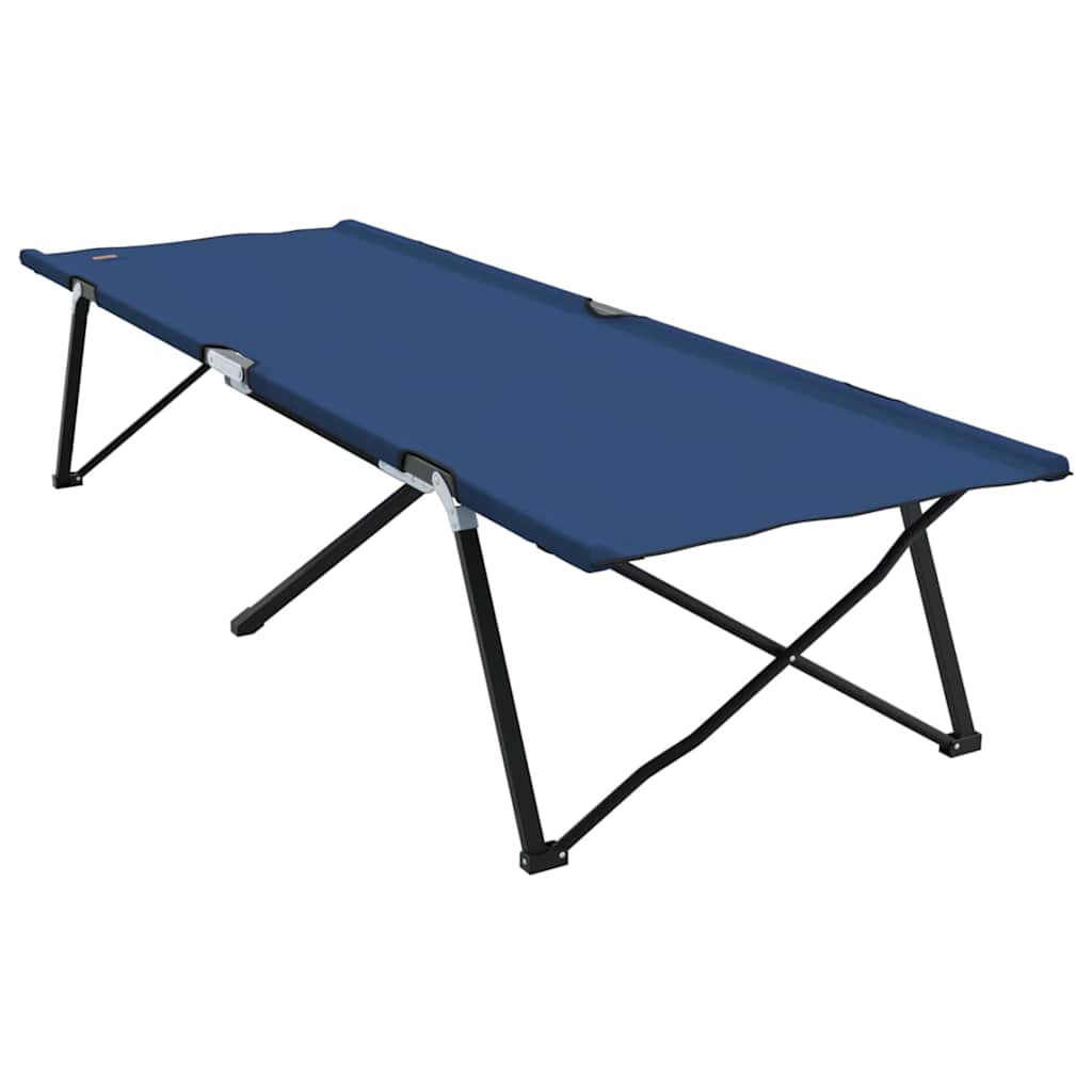 vidaXL Klapp Schlafbett fürs Camping Blau 206 x 76 x 74 cm