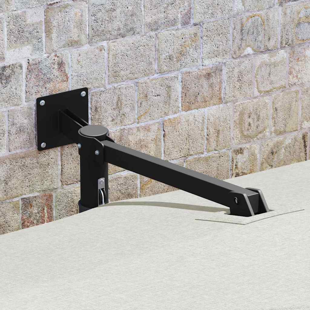 vidaXL Garten-Sonnenschirm Sand 248,5 x 247,5 x 160 cm