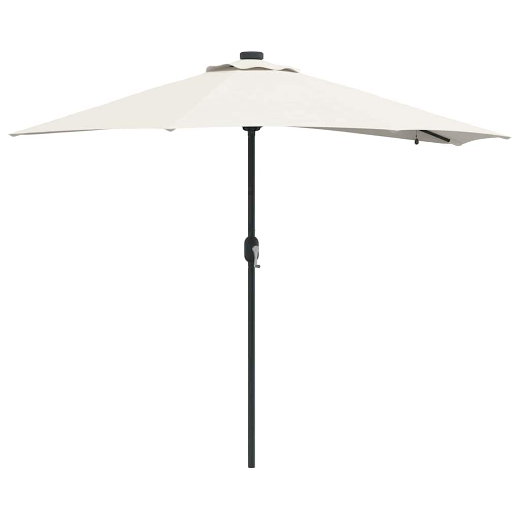 vidaXL Gartenparasol Sand 294 x 150 x 223 cm Stoff