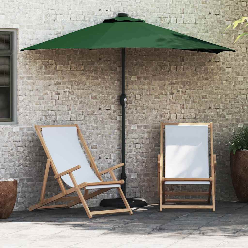vidaXL Gartenparasol Sand 294 x 150 x 223 cm Stoff