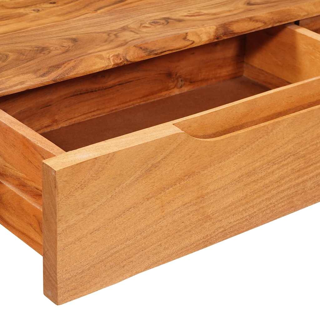 vidaXL Konsolentisch Braun 110 x 30 x 80 cm Massivholz Akazie