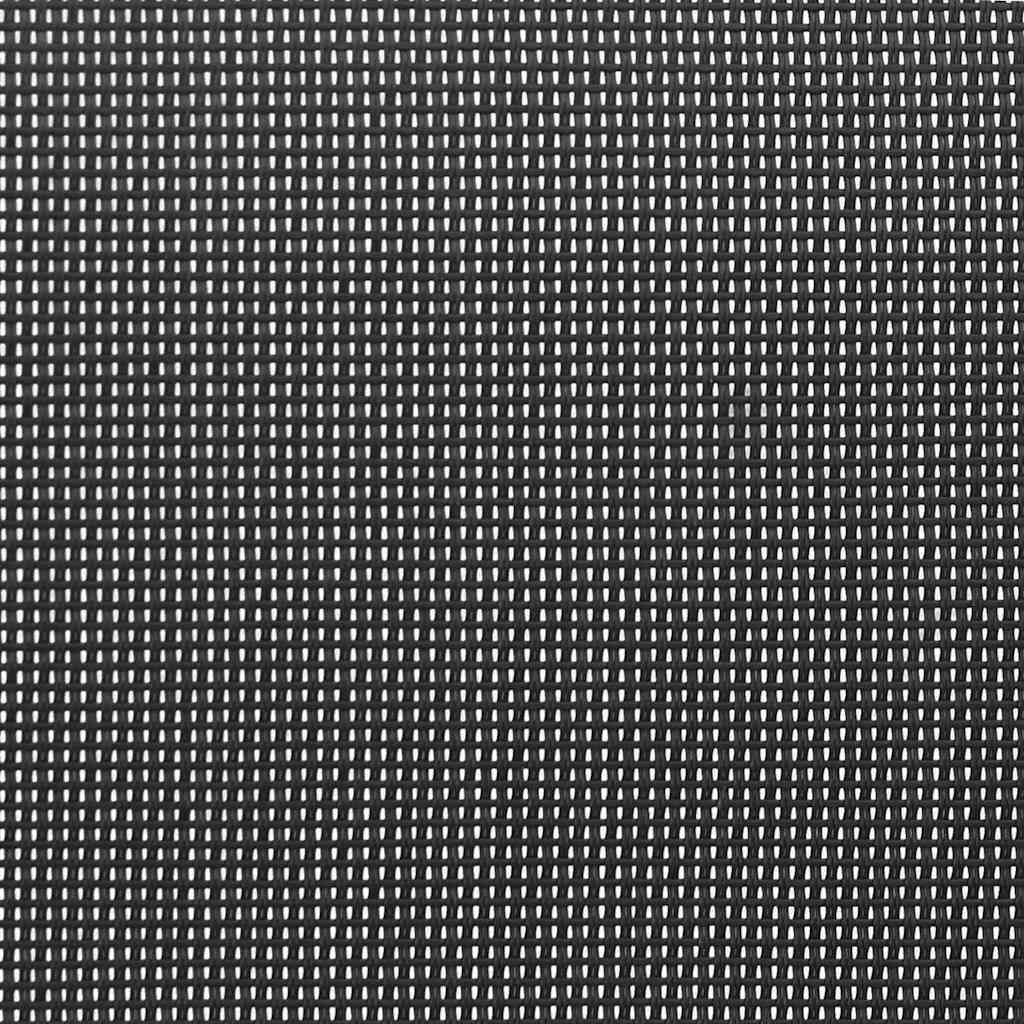 vidaXL Garten Bistro Set 3 pcs Schwarz Stahl