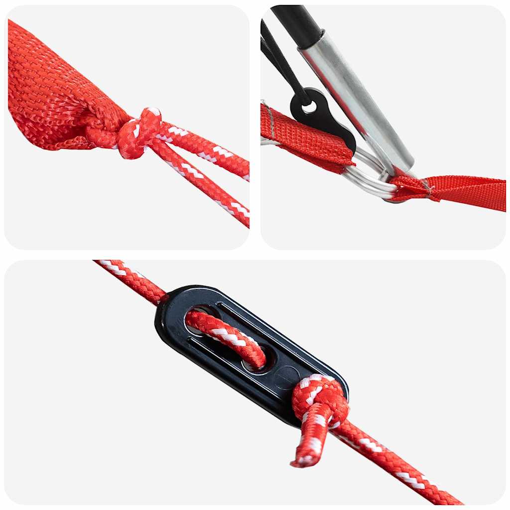 vidaXL Tunnelzelt mit Dach mit Speicher Grün 710 x 460 x 245 cm