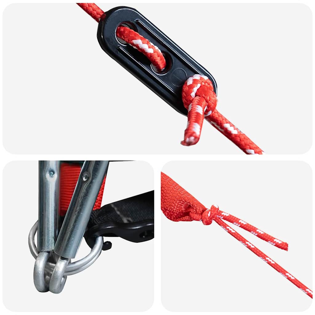 vidaXL Tunnelzelt mit Dach Grün und Weiß 318 x 275 x 140 cm