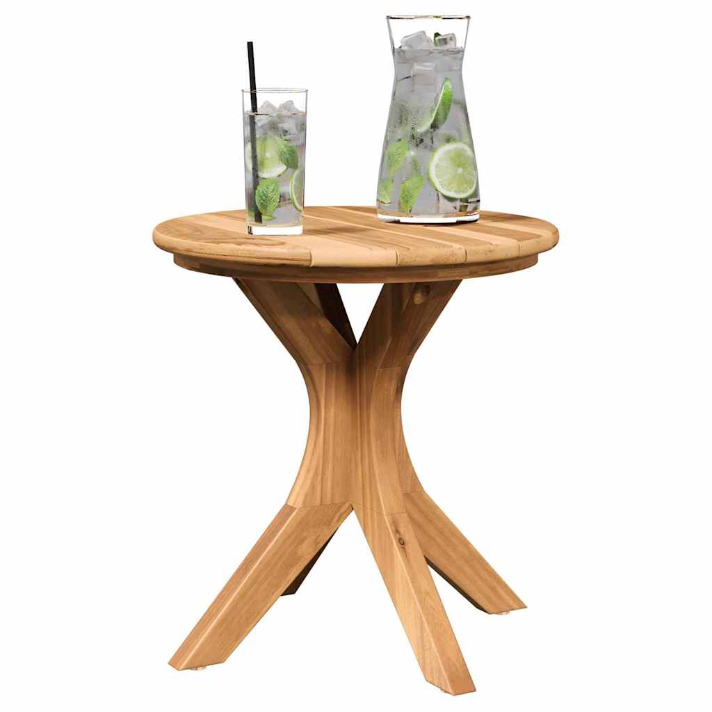vidaXL Beistelltisch Braun 40 x 40 x 41 cm Massivholz Teak
