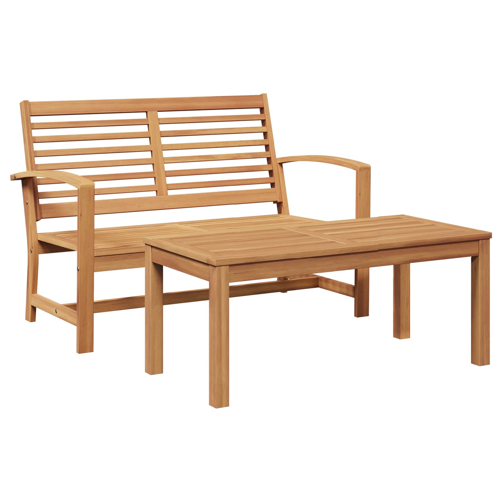 vidaXL Bank Braun 110 x 65 x 76,5 cm Massivholz Teak