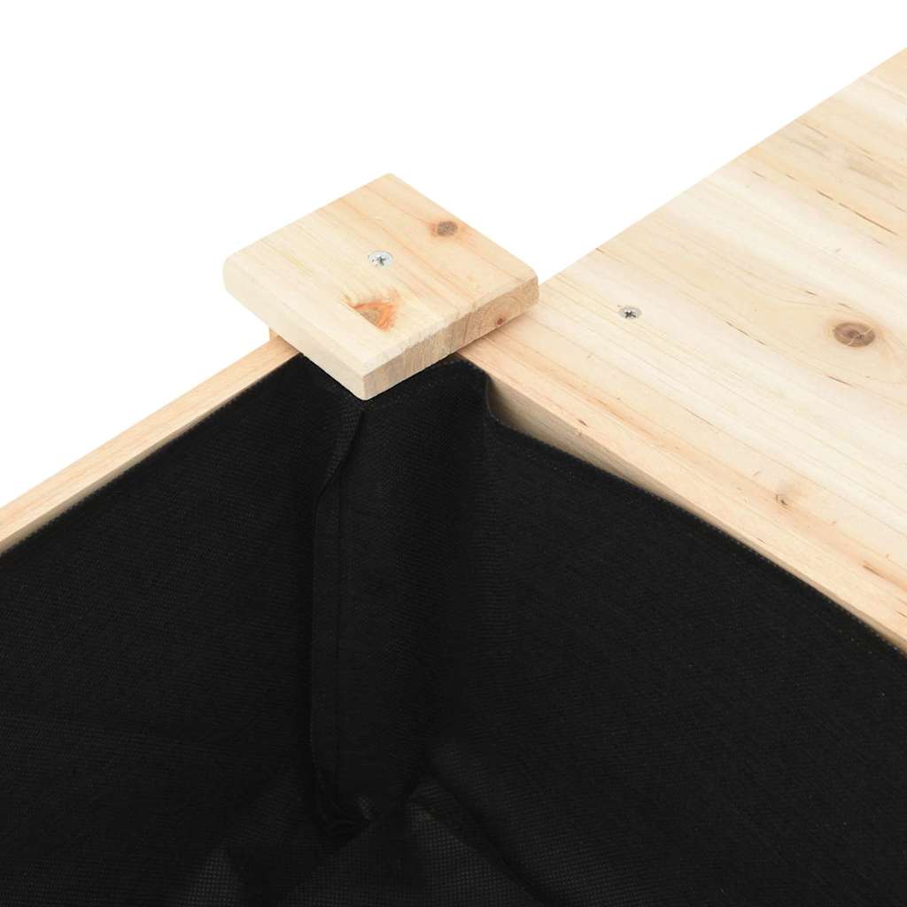 vidaXL Garten-Pflanzgefäß mit Regal Beige 111 x 37 x 76,5 cm