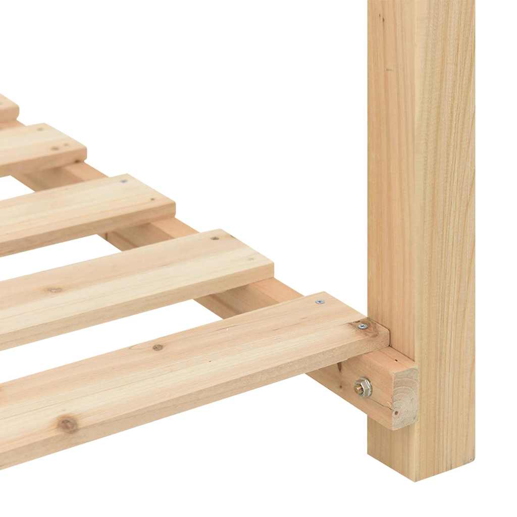 vidaXL Garten-Pflanzgefäß mit Regal Beige 111 x 37 x 76,5 cm