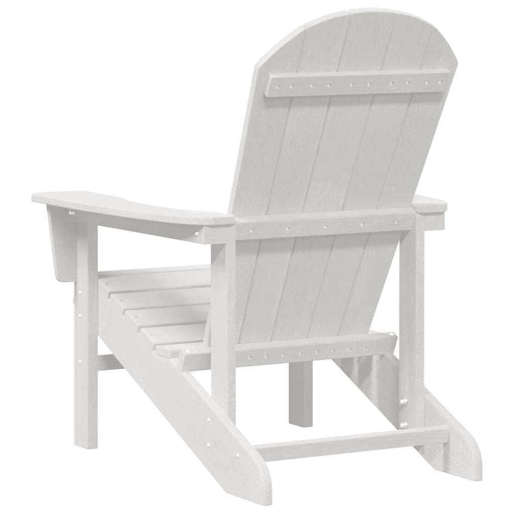 vidaXL Adirondack-Stuhl Weiß 82 x 74 x 92 cm HDPE
