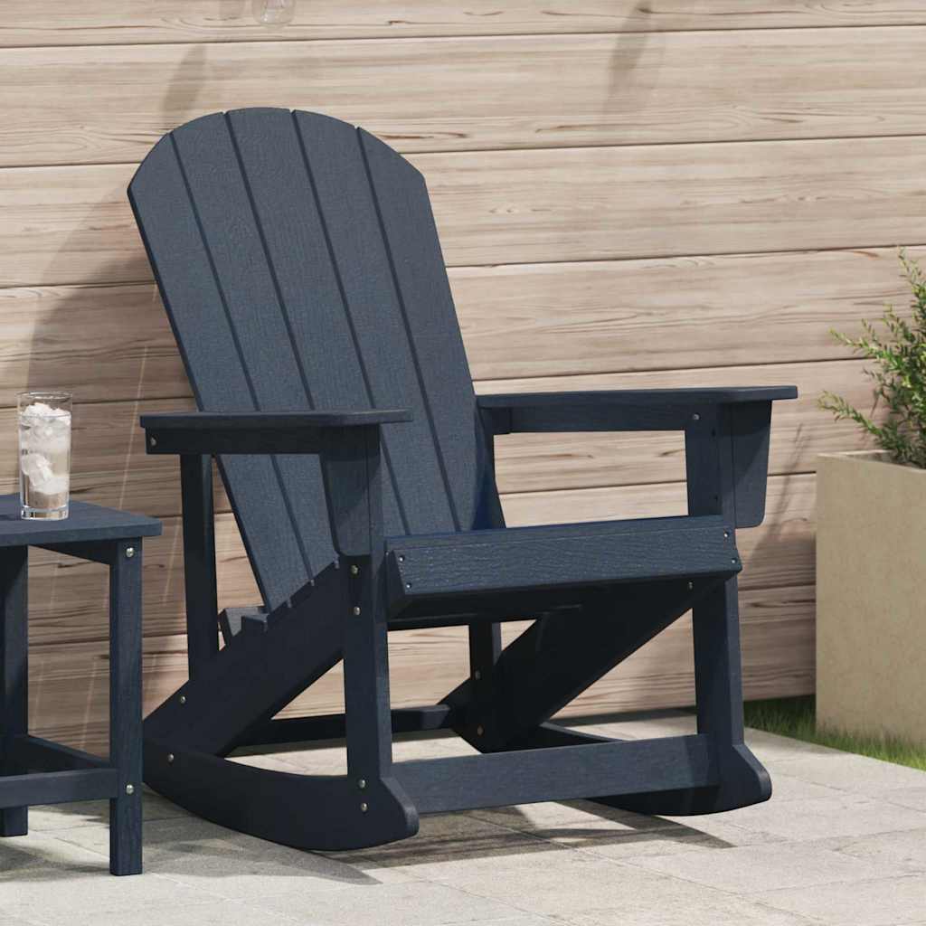 vidaXL Adirondack-Schaukelstuhl Weiß 92 x 73,5 x 92 cm HDPE
