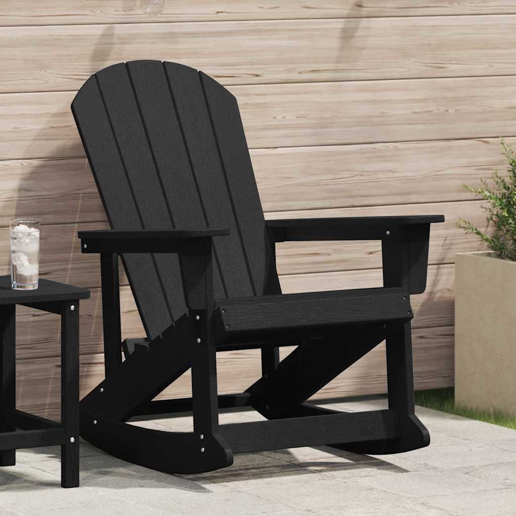 vidaXL Adirondack-Schaukelstuhl Weiß 92 x 73,5 x 92 cm HDPE