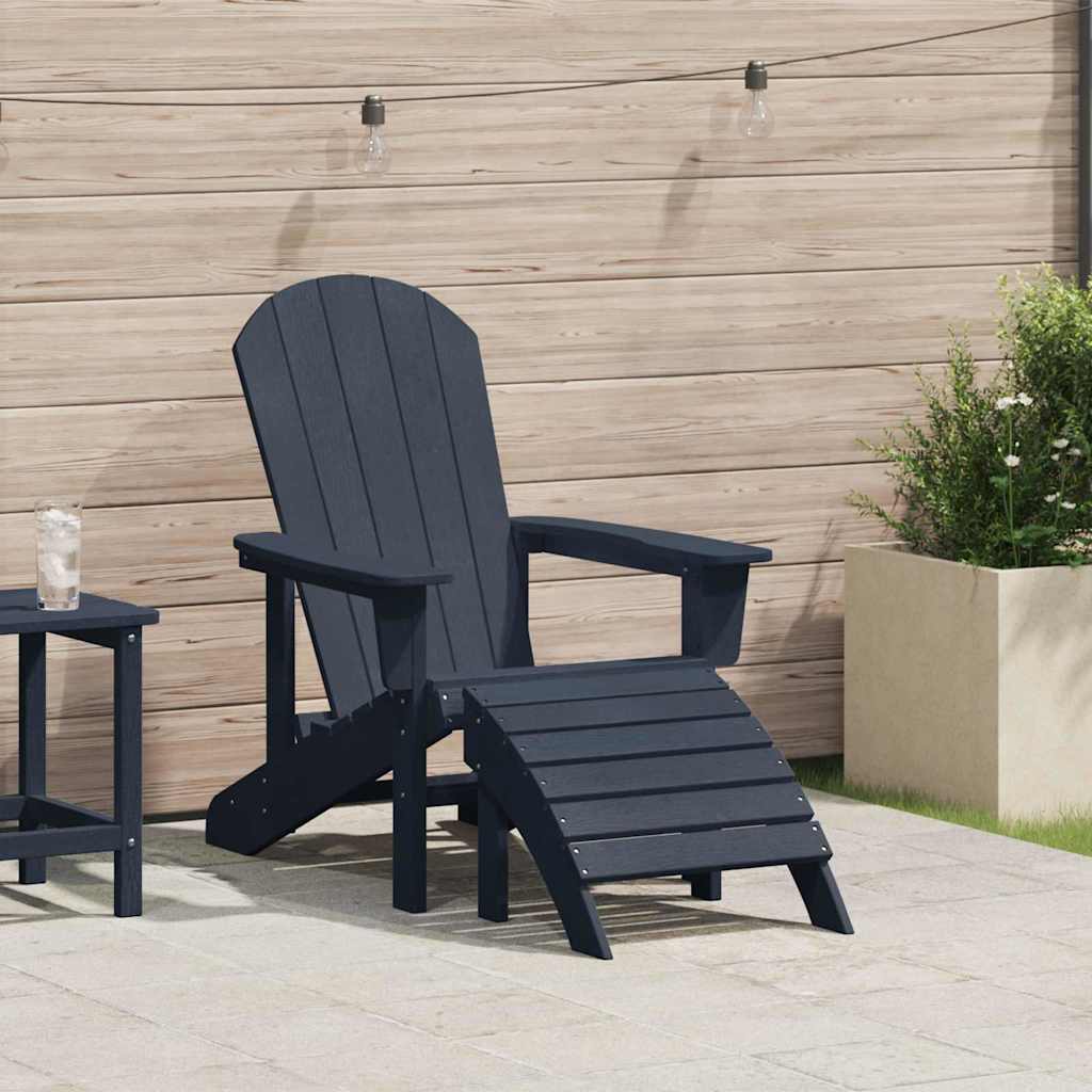 vidaXL Adirondack-Stuhl Weiß 82 x 74 x 92 cm HDPE