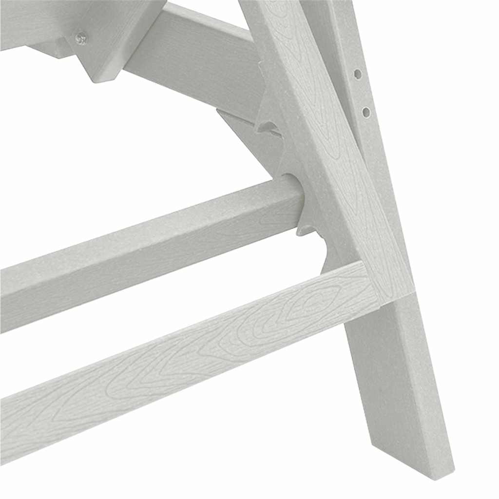 vidaXL Sonnenliege Weiß 195,5 x 53 x 98,5 cm HDPE