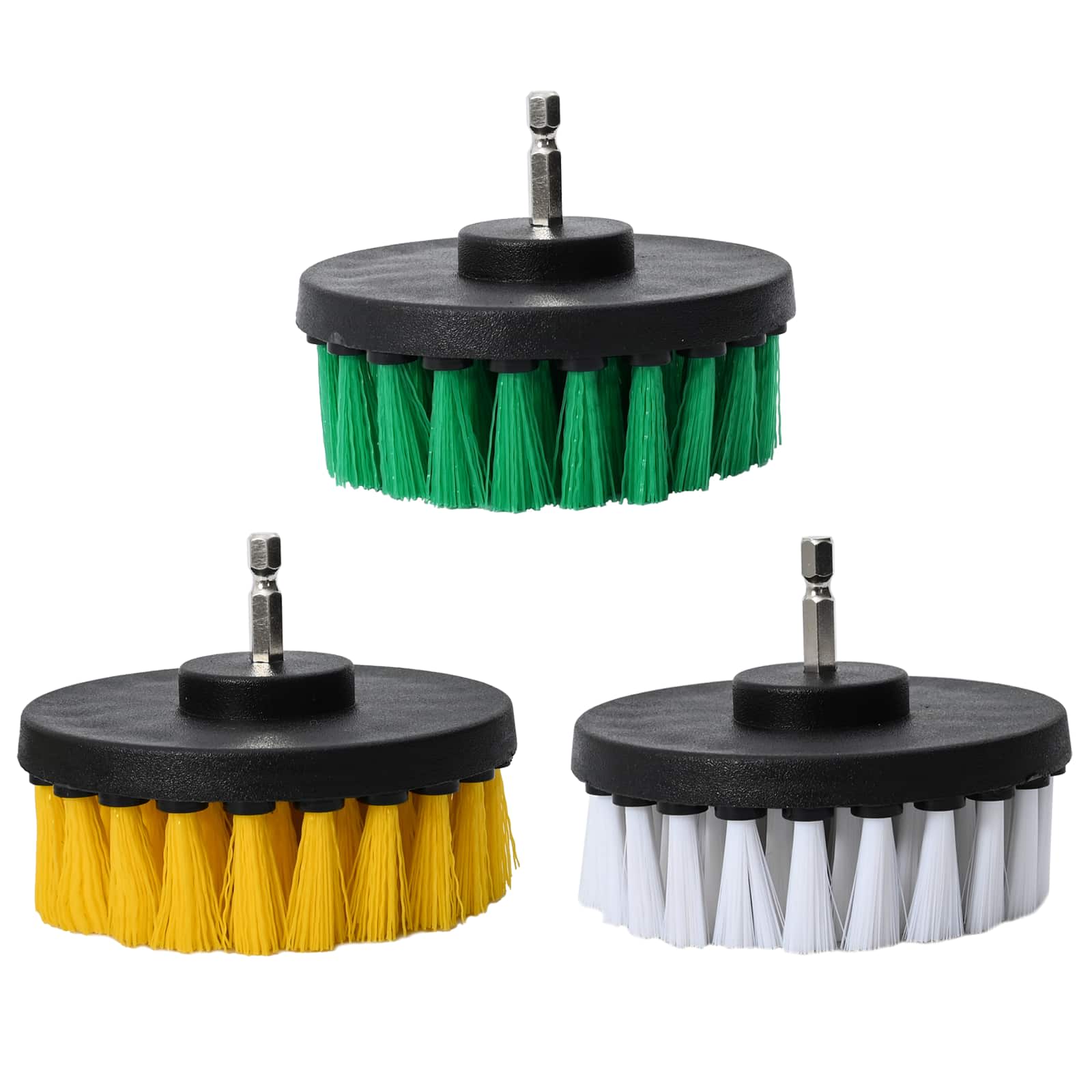 vidaXL Auto Bürsten Set Mehrfarbig Poly-Rattan