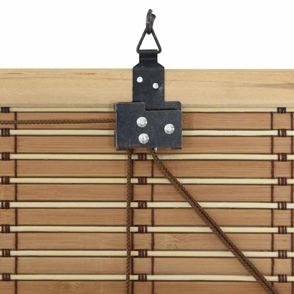 vidaXL Rollo mit Vorhängen Natur 60 x 160 cm Bambus