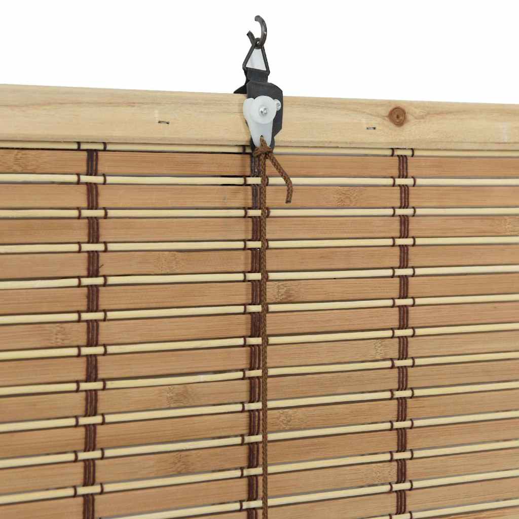 vidaXL Rollo mit Vorhängen Natur 60 x 160 cm Bambus