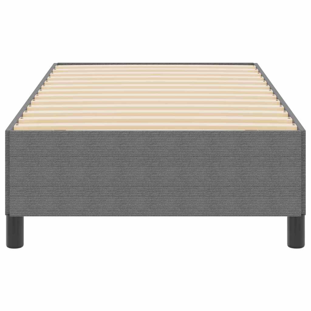 vidaXL Boxspringbett Hellgrau 80 x 200 cm Samt