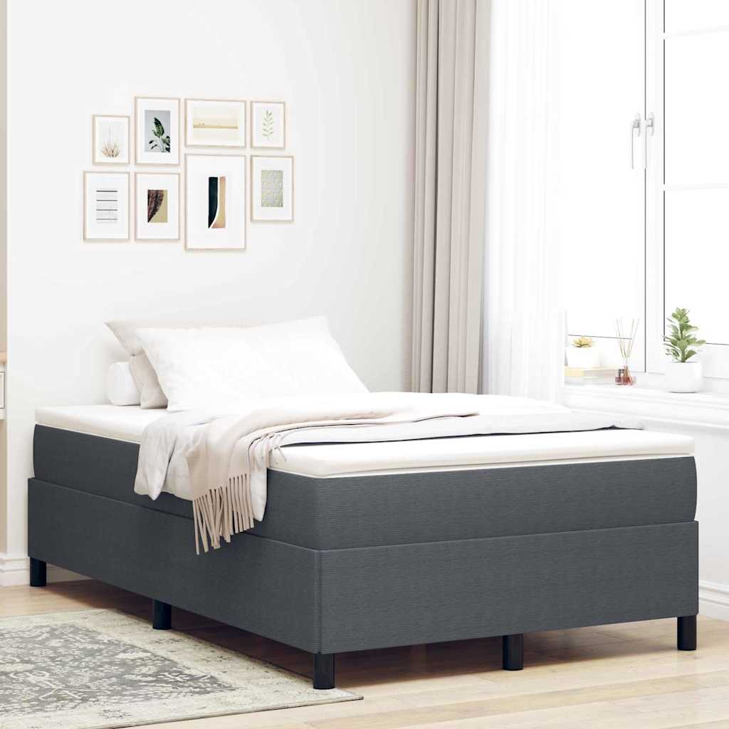 vidaXL Boxspringbett Hellgrau 80 x 200 cm Samt