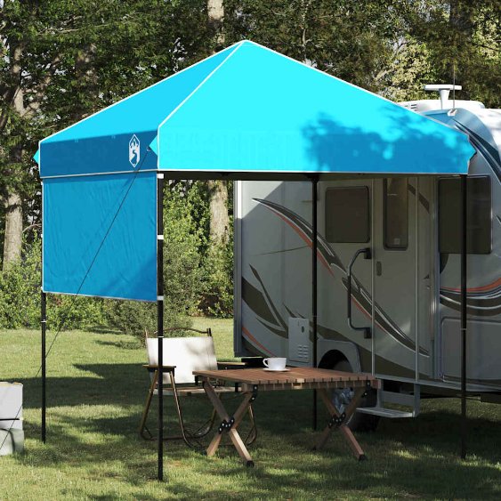 vidaXL Pavillon-Zelt Blau 194 x 194 x 251 cm Stoff