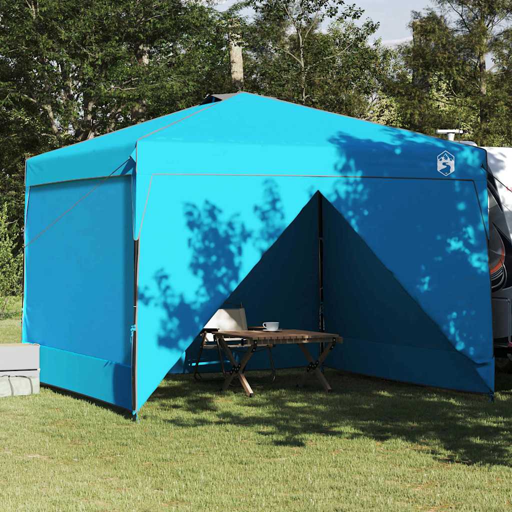 vidaXL Pavillon-Zelt Blau 290 x 290 x 251 cm Stoff