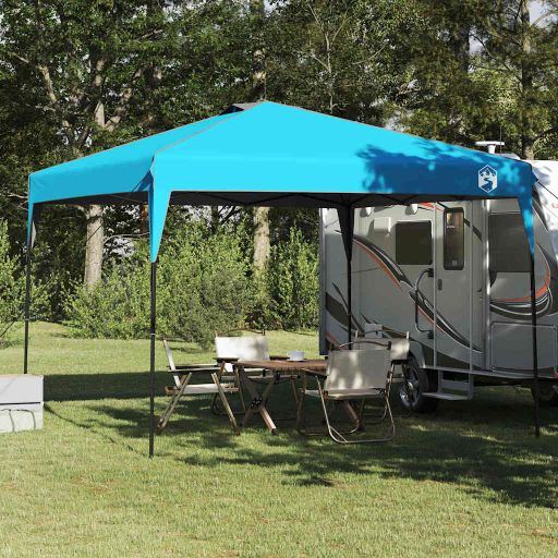 vidaXL Pavillon-Zelt Blau 290 x 290 x 251 cm Stoff