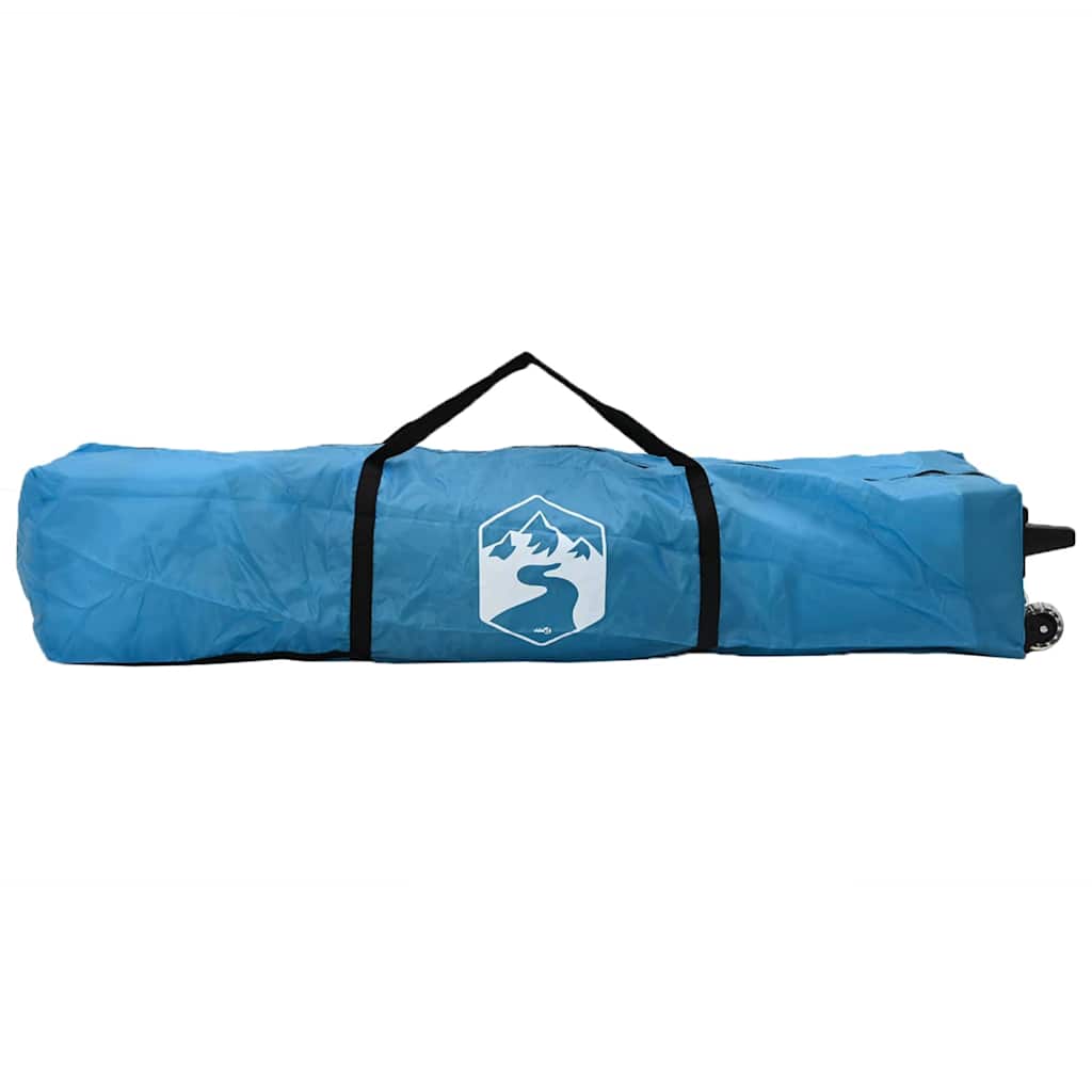 vidaXL Pavillon-Zelt Blau 395 x 395 x 251 cm Stoff